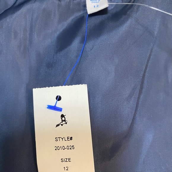 Trendy kids coat in cool silver color - Picture 4 of 5